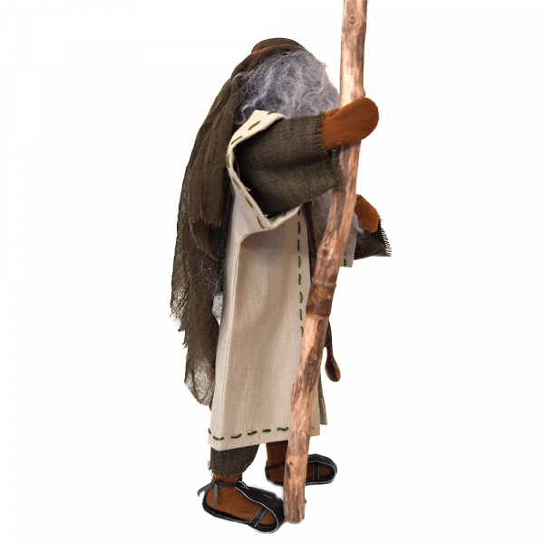 Abraham mit Naturstab